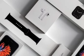 Una caja del Iphone 7 que vendí como segunda mano.