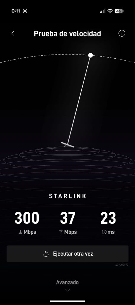 Test de velocidad de la antena Starlink en Madrid, en el Valle del Lozoya